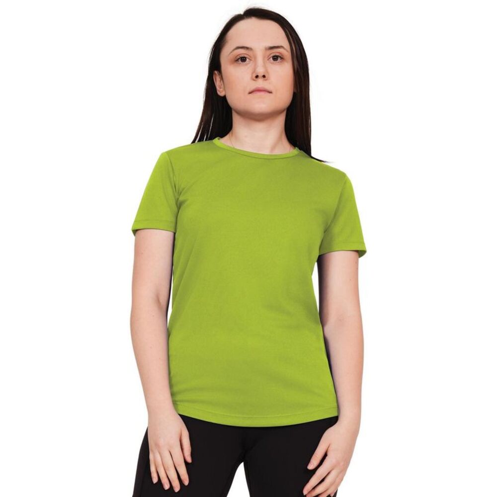 Casual Classics Womens/Ladies Original Tech T-Shirt / Lime
